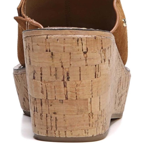 NEW Sam Edelman Ranger Platform Wedge Brown Suede - Picture 5 of 11